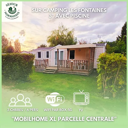 Sejour Normandie - Mobilhome Confort 3ch-6p Avec Wifi-tv Dans L'eure - 164 Кемпинг Ivry-la-Bataille